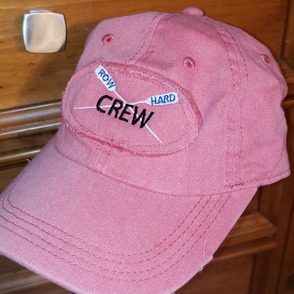 Brand New Rowing Crew Hat Pink Blue Adjustable - Picture 4 of 4